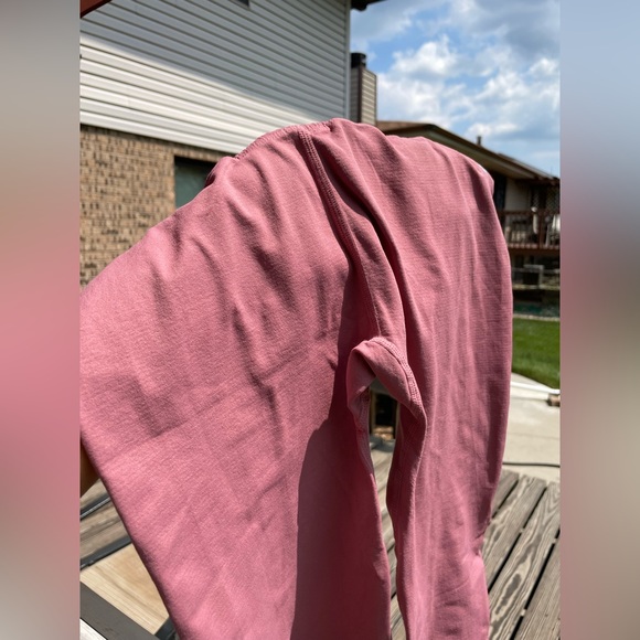 Free People mauve dusty rose karma leggings size medium large M/L NWOT - Picture 5 of 15